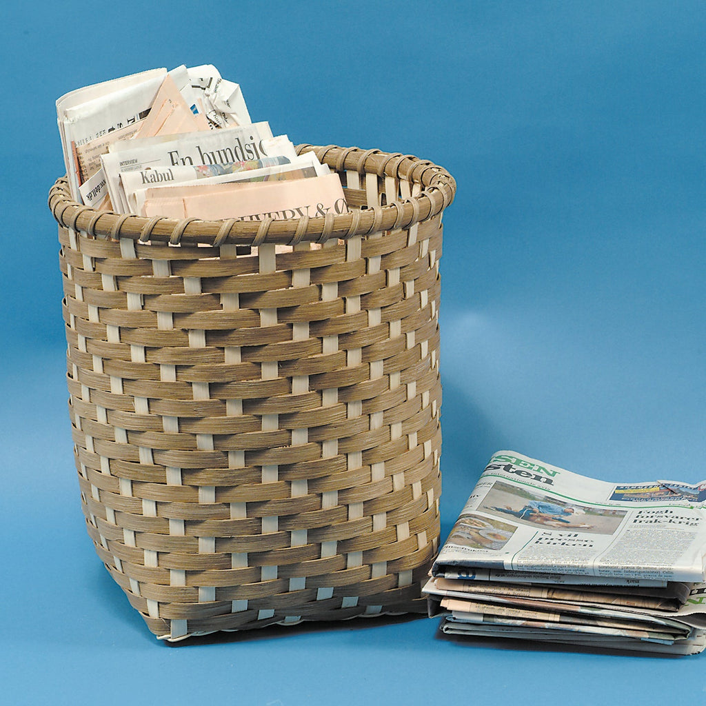 Kibbervævet papirkurv